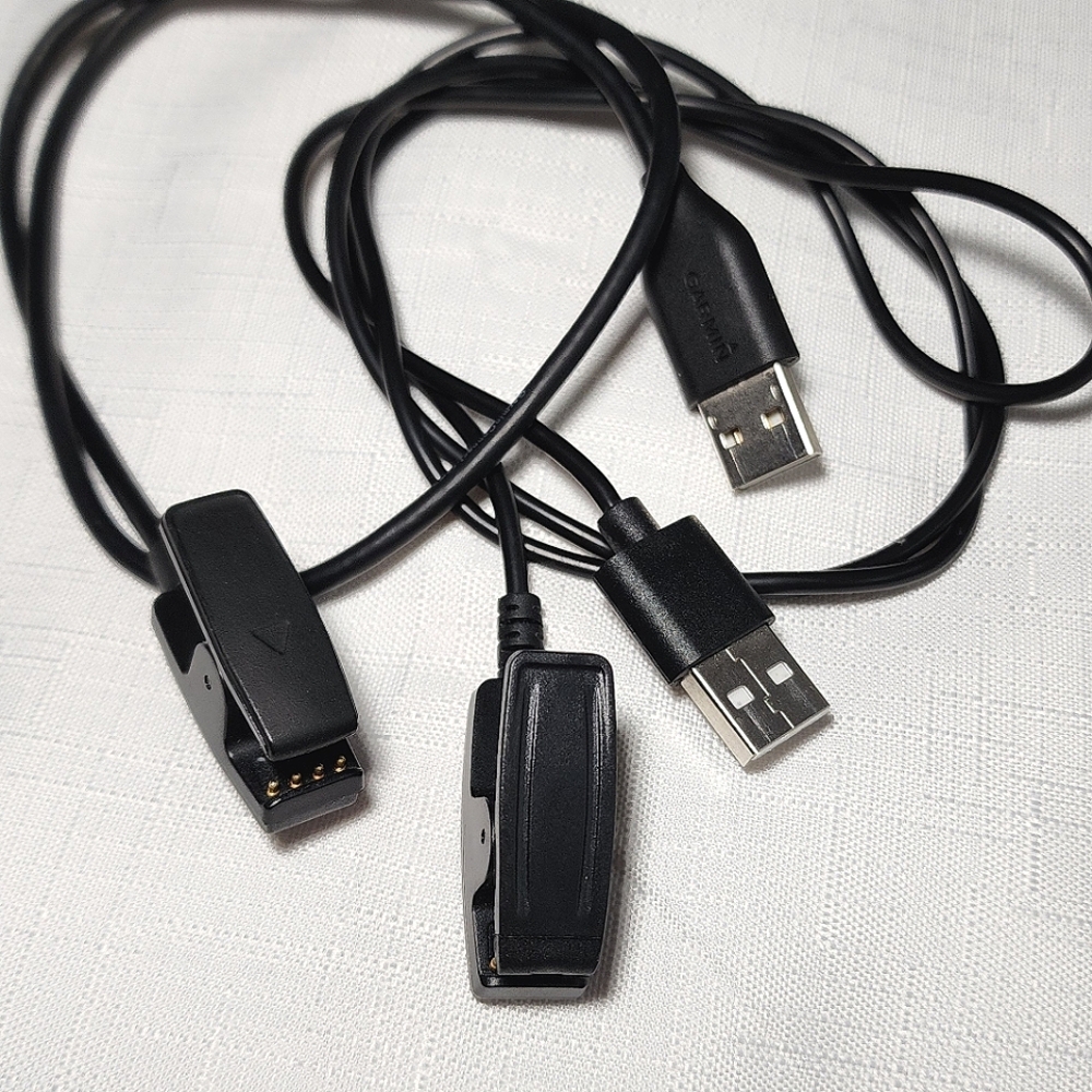 USB A Clip Charger Data Cable for Various Garmin Fitness Trackers